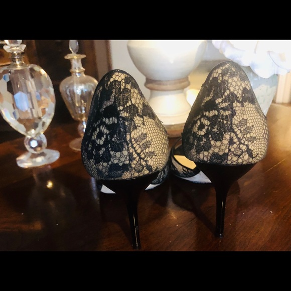 Jimmy Choo Sexy Black Open Toe D’Orsay Pump
